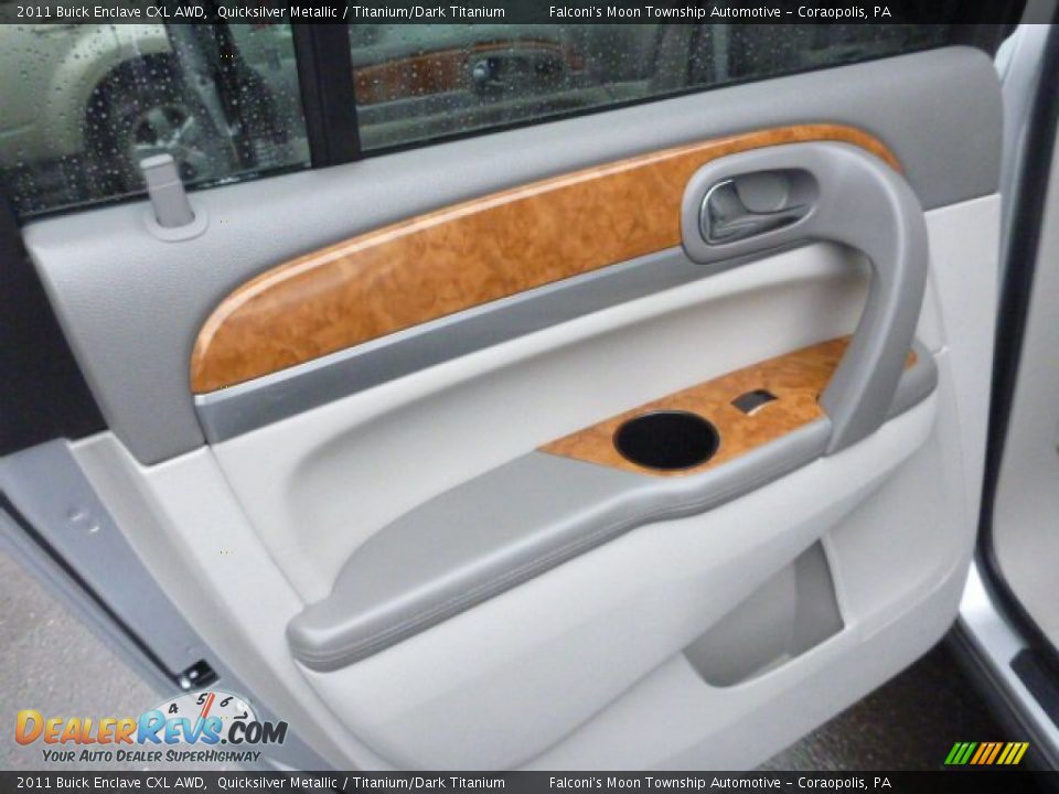2011 Buick Enclave CXL AWD Quicksilver Metallic / Titanium/Dark Titanium Photo #18