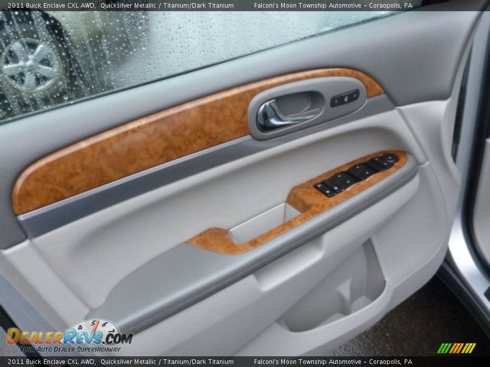 2011 Buick Enclave CXL AWD Quicksilver Metallic / Titanium/Dark Titanium Photo #19