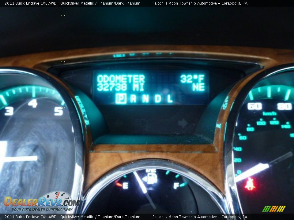 2011 Buick Enclave CXL AWD Quicksilver Metallic / Titanium/Dark Titanium Photo #25