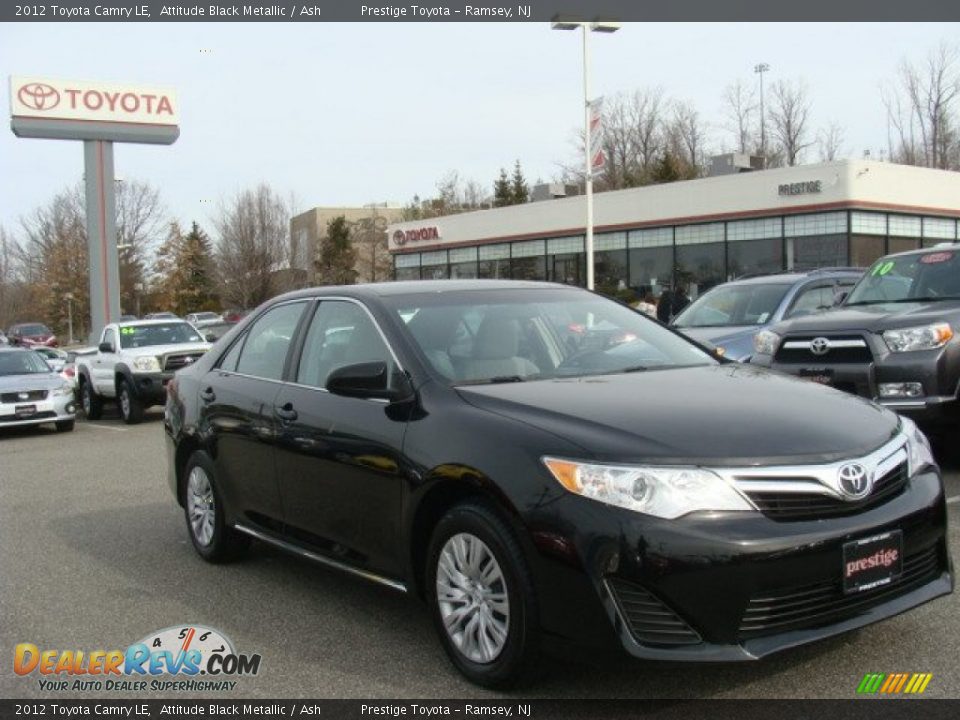 2012 Toyota Camry LE Attitude Black Metallic / Ash Photo #1