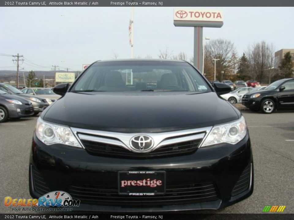 2012 Toyota Camry LE Attitude Black Metallic / Ash Photo #2