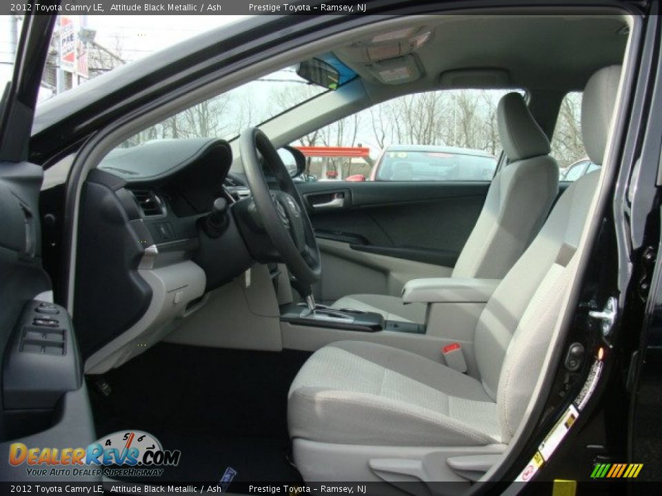 2012 Toyota Camry LE Attitude Black Metallic / Ash Photo #7