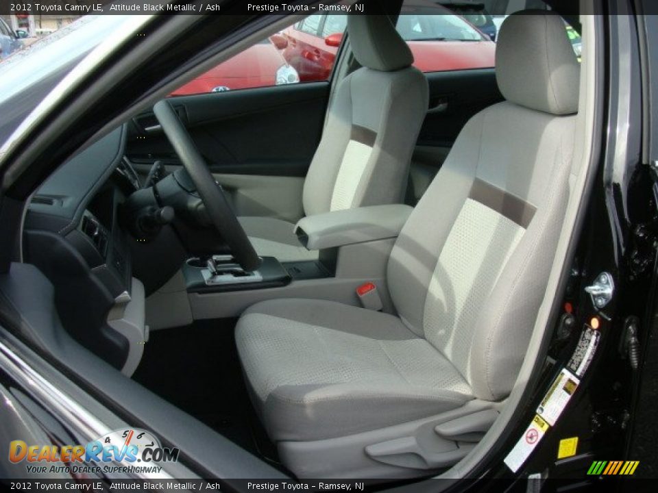 2012 Toyota Camry LE Attitude Black Metallic / Ash Photo #8