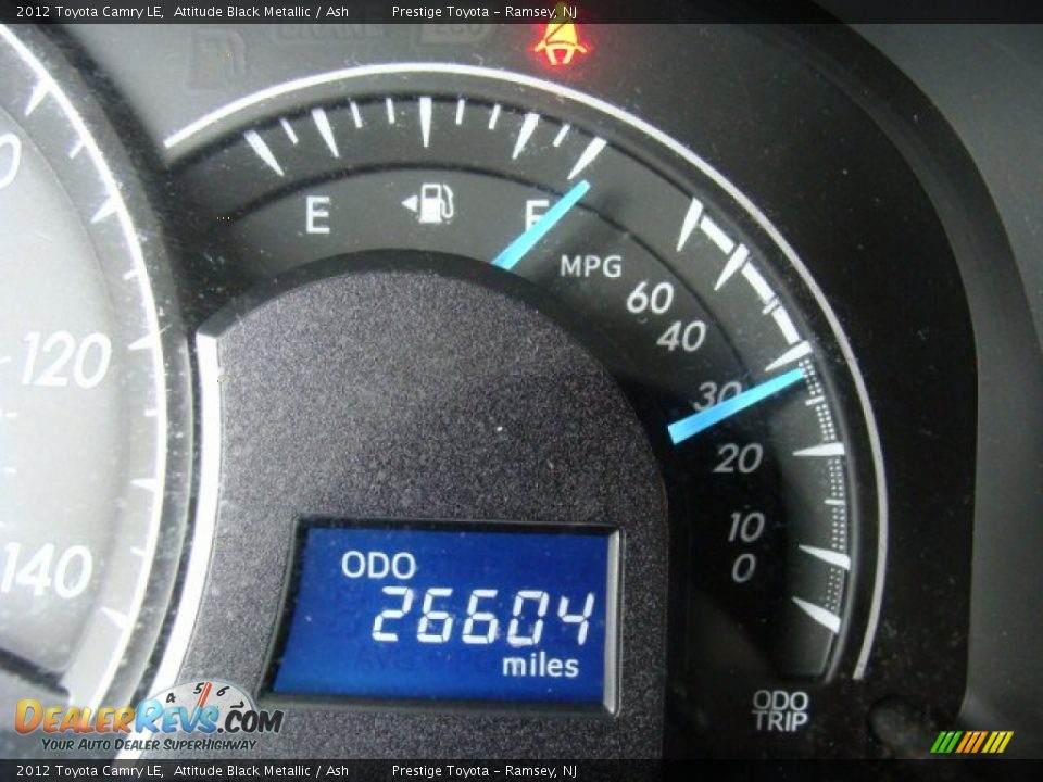 2012 Toyota Camry LE Attitude Black Metallic / Ash Photo #10