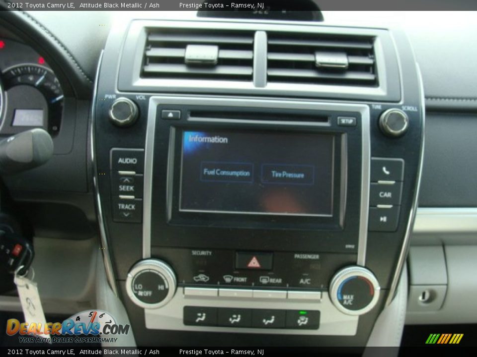 2012 Toyota Camry LE Attitude Black Metallic / Ash Photo #11
