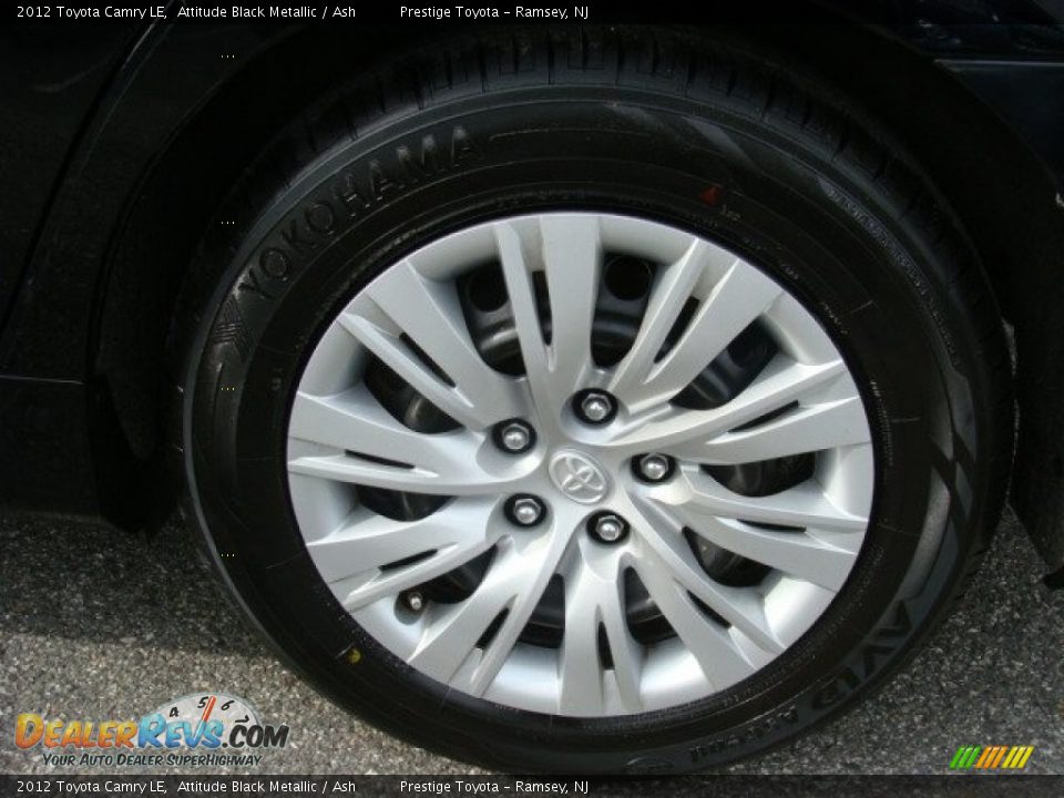 2012 Toyota Camry LE Attitude Black Metallic / Ash Photo #14