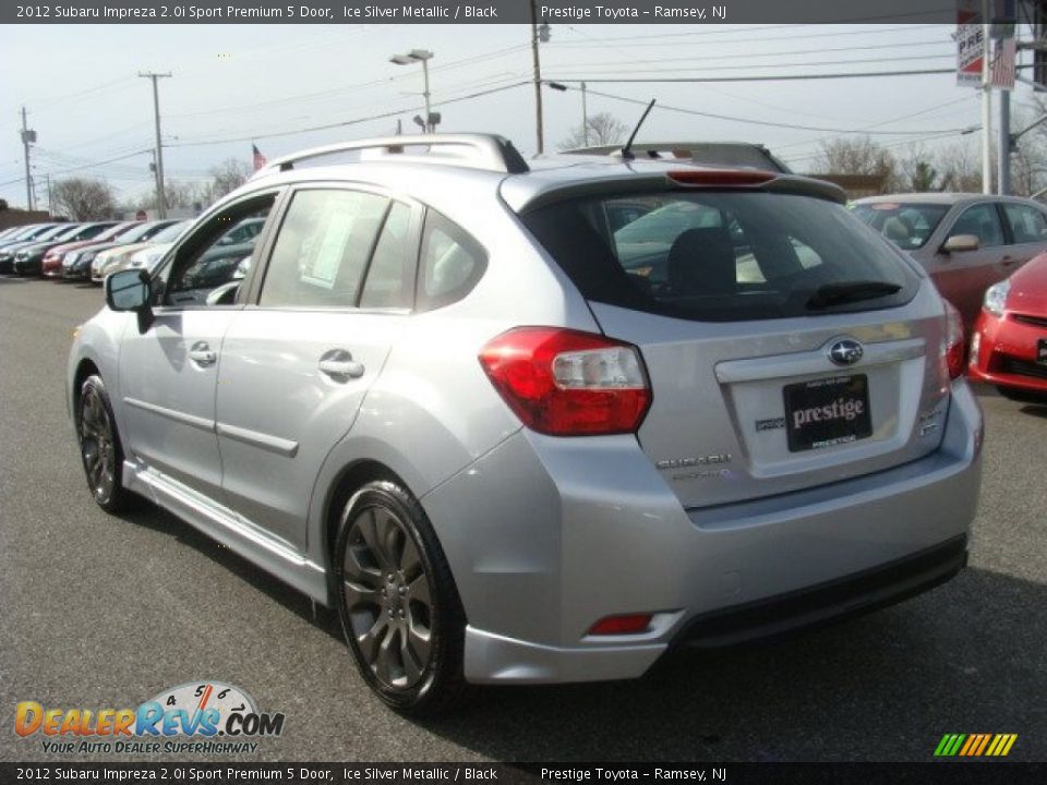 2012 Subaru Impreza 2.0i Sport Premium 5 Door Ice Silver Metallic / Black Photo #4