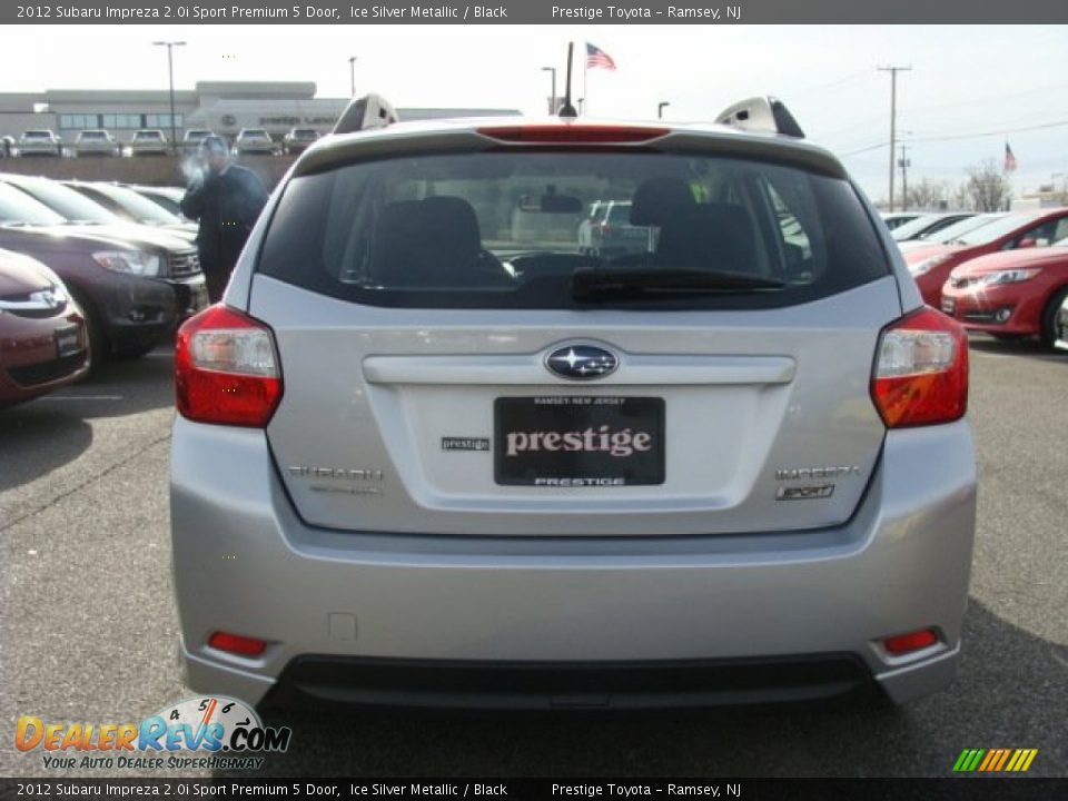 2012 Subaru Impreza 2.0i Sport Premium 5 Door Ice Silver Metallic / Black Photo #5