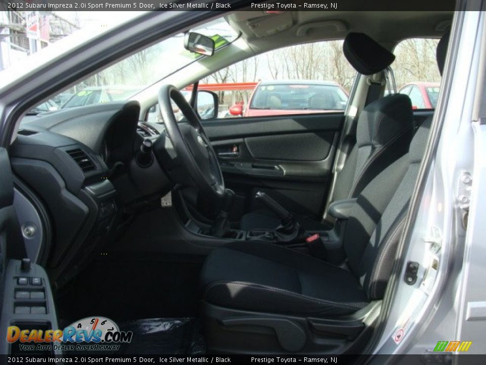 2012 Subaru Impreza 2.0i Sport Premium 5 Door Ice Silver Metallic / Black Photo #7