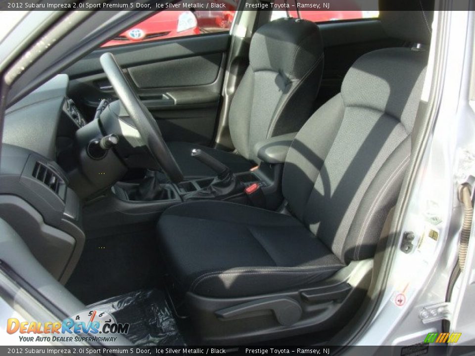 2012 Subaru Impreza 2.0i Sport Premium 5 Door Ice Silver Metallic / Black Photo #8