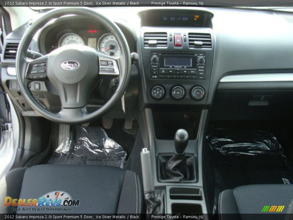 2012 Subaru Impreza 2.0i Sport Premium 5 Door Ice Silver Metallic / Black Photo #9