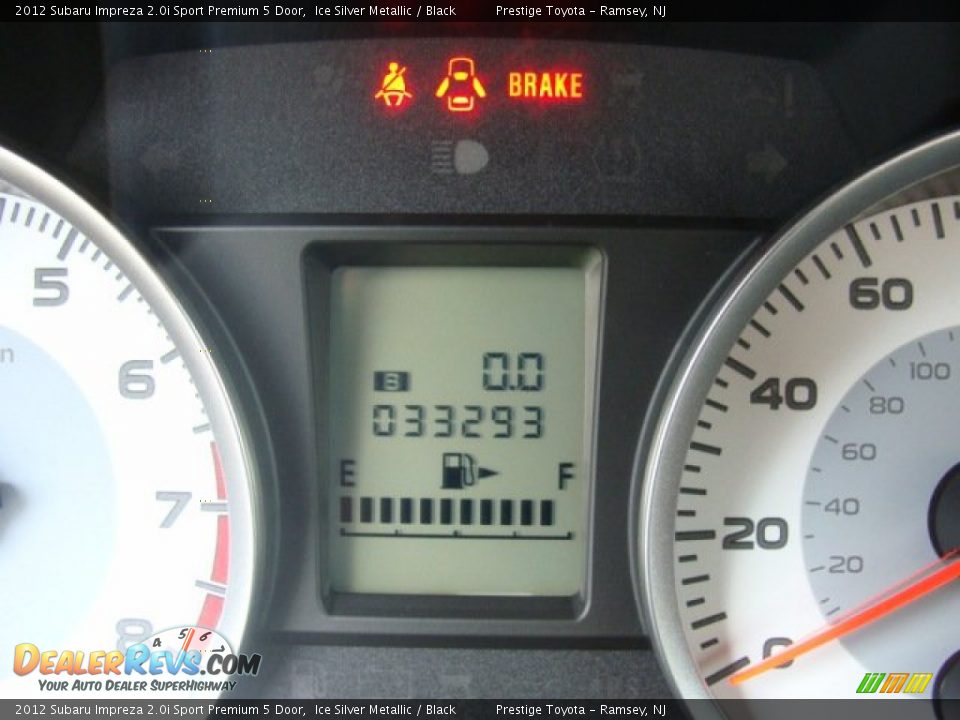 2012 Subaru Impreza 2.0i Sport Premium 5 Door Ice Silver Metallic / Black Photo #10