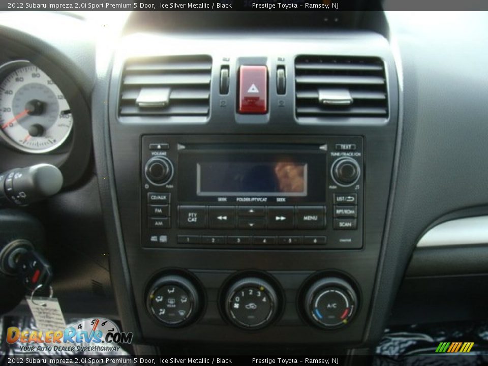2012 Subaru Impreza 2.0i Sport Premium 5 Door Ice Silver Metallic / Black Photo #11