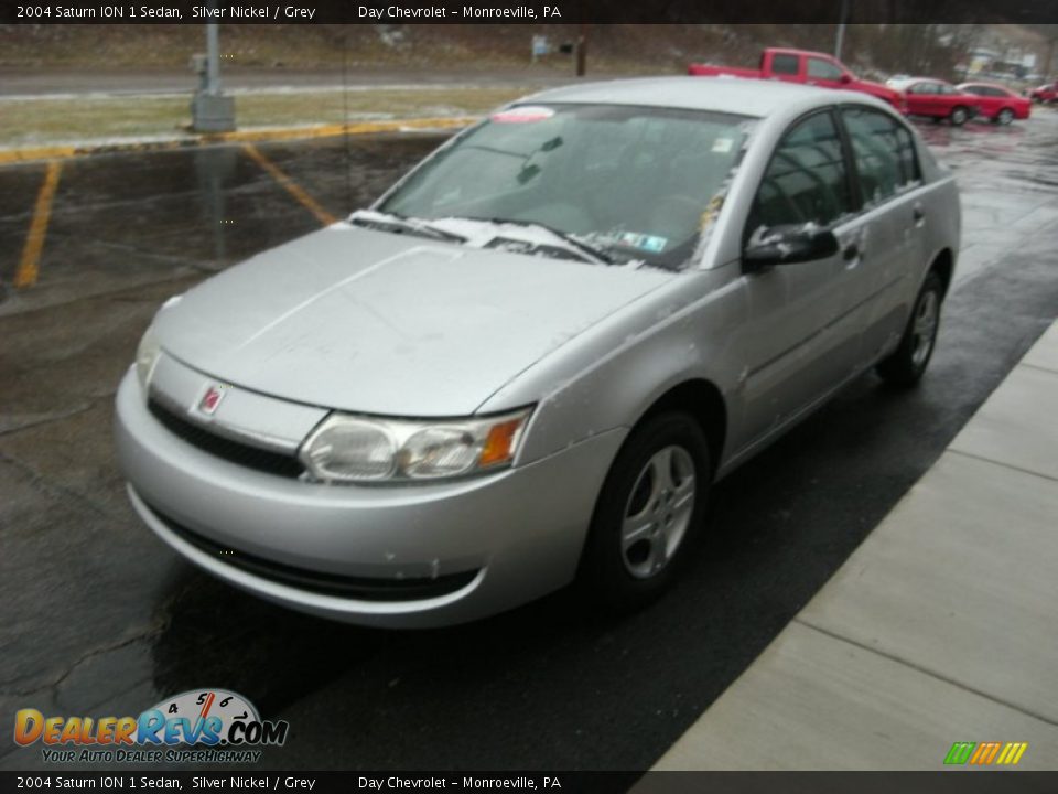 2004 Saturn ION 1 Sedan Silver Nickel / Grey Photo #5