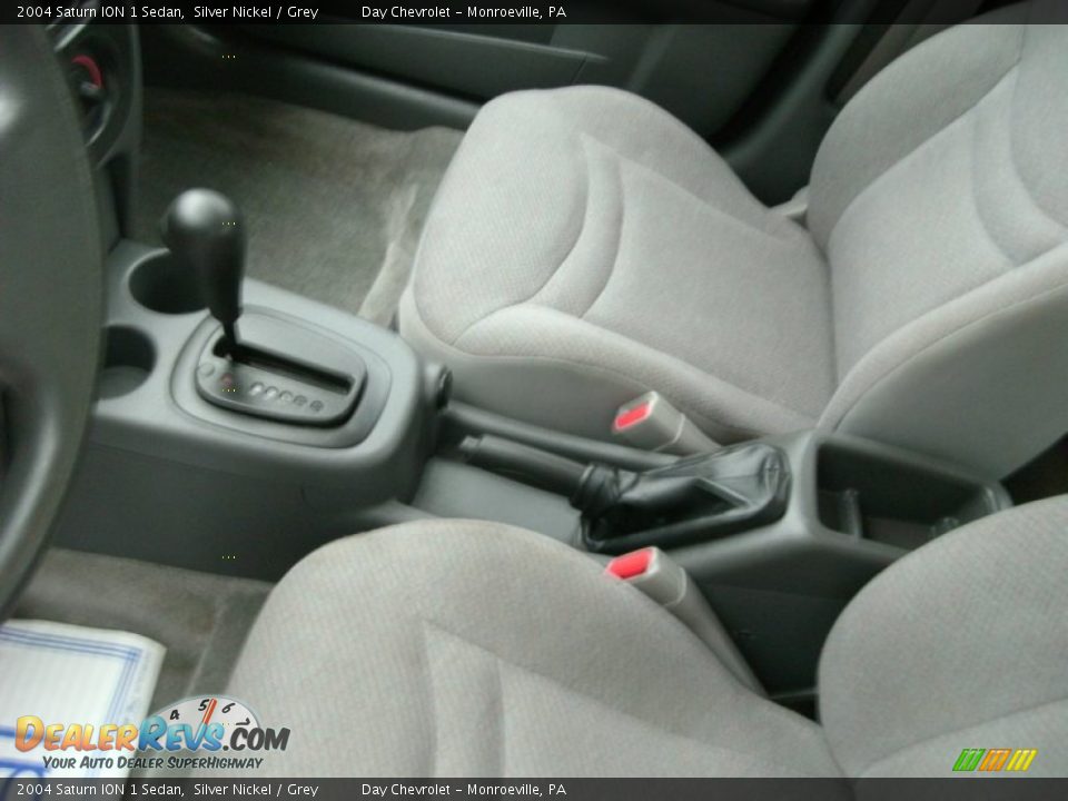 2004 Saturn ION 1 Sedan Silver Nickel / Grey Photo #9