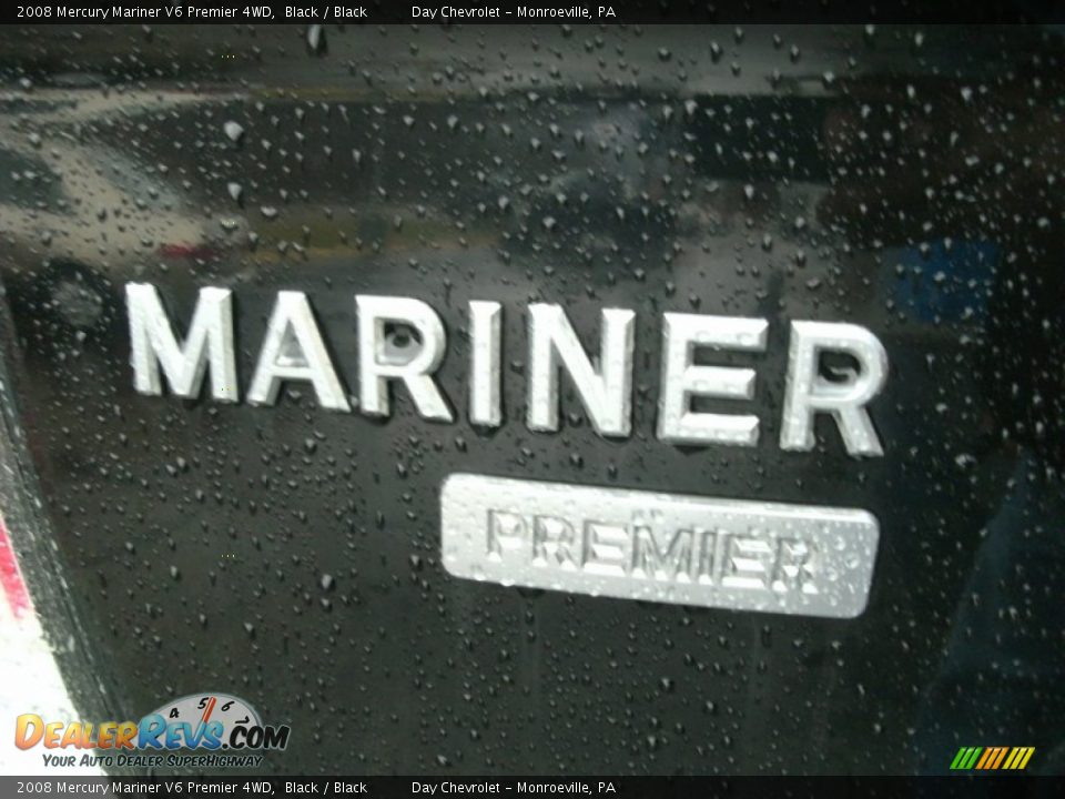 2008 Mercury Mariner V6 Premier 4WD Black / Black Photo #1