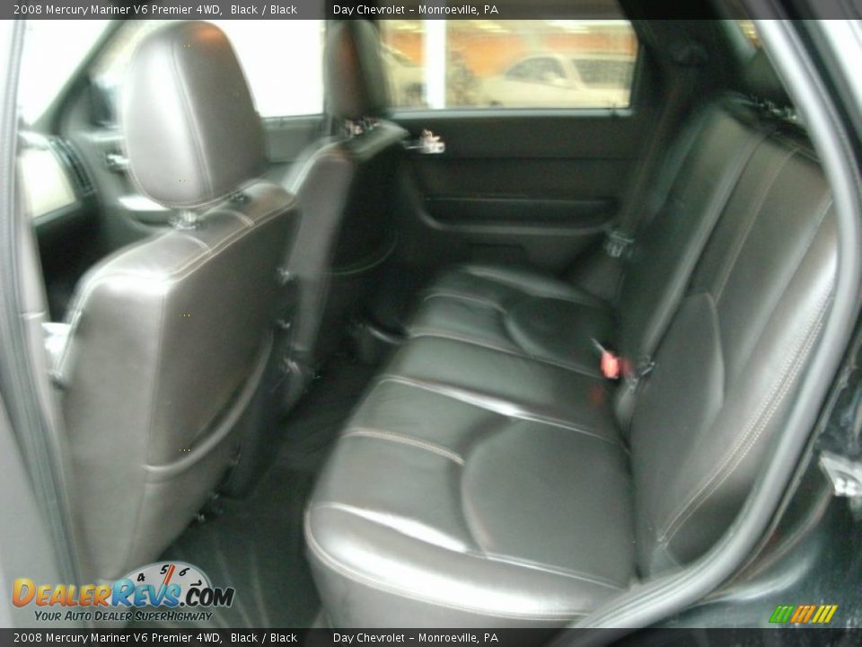 2008 Mercury Mariner V6 Premier 4WD Black / Black Photo #7
