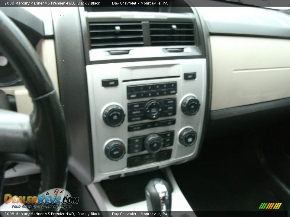2008 Mercury Mariner V6 Premier 4WD Black / Black Photo #11
