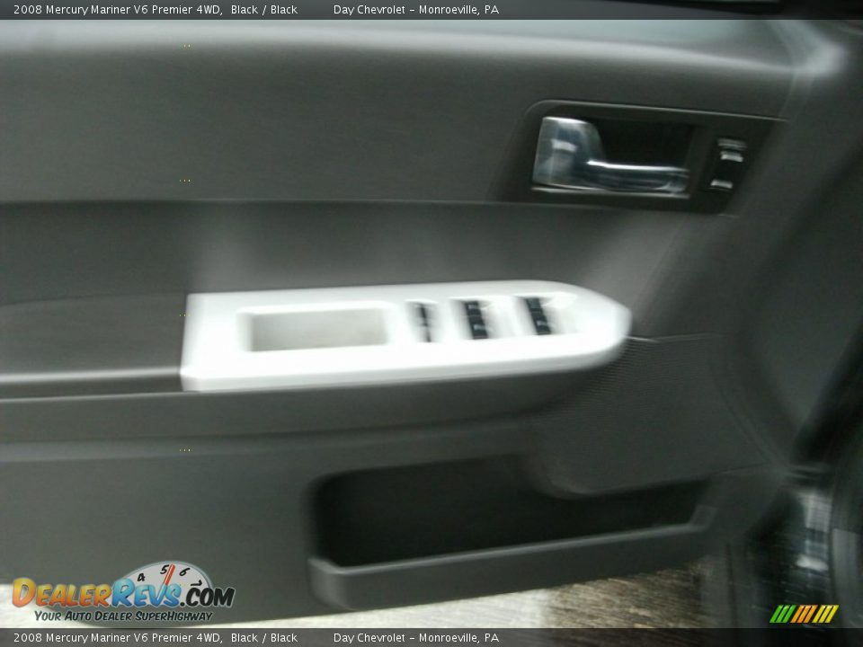 2008 Mercury Mariner V6 Premier 4WD Black / Black Photo #13