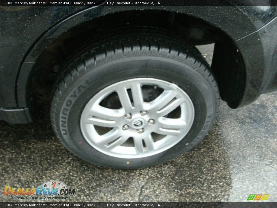 2008 Mercury Mariner V6 Premier 4WD Black / Black Photo #14
