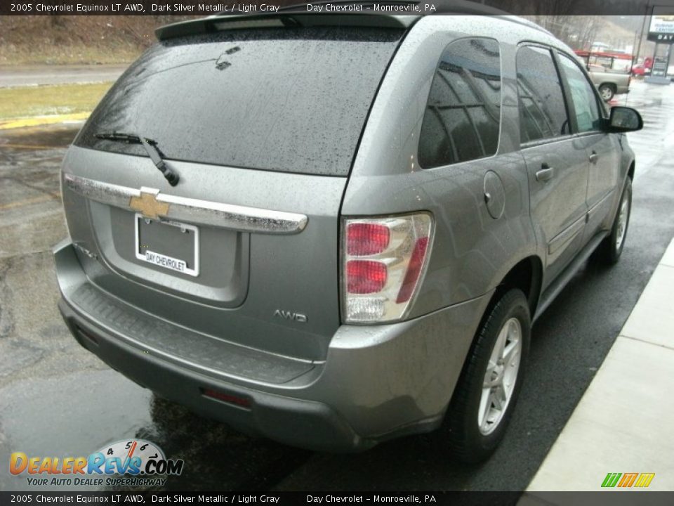 2005 Chevrolet Equinox LT AWD Dark Silver Metallic / Light Gray Photo #4