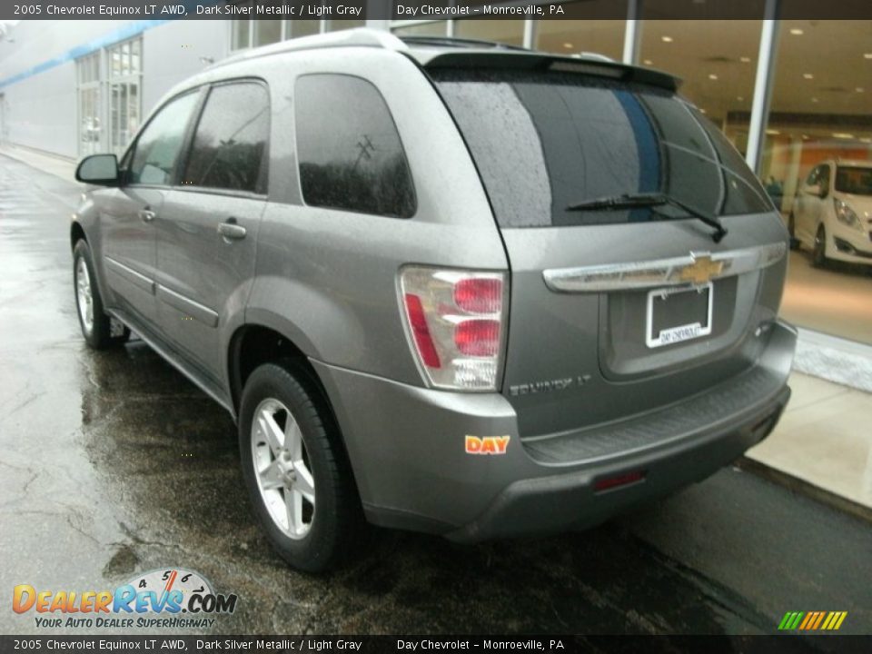 2005 Chevrolet Equinox LT AWD Dark Silver Metallic / Light Gray Photo #5