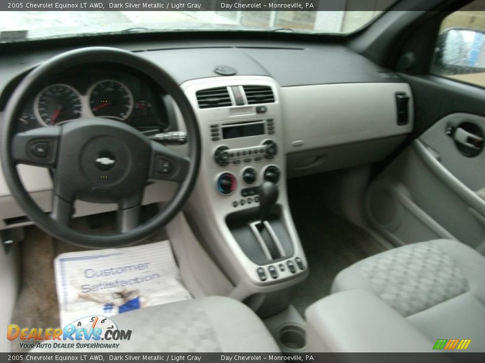 2005 Chevrolet Equinox LT AWD Dark Silver Metallic / Light Gray Photo #9