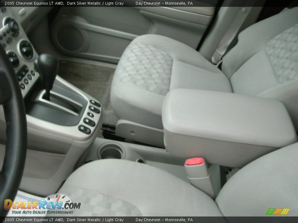 2005 Chevrolet Equinox LT AWD Dark Silver Metallic / Light Gray Photo #10