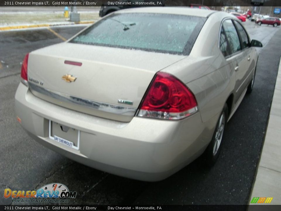 2011 Chevrolet Impala LT Gold Mist Metallic / Ebony Photo #4