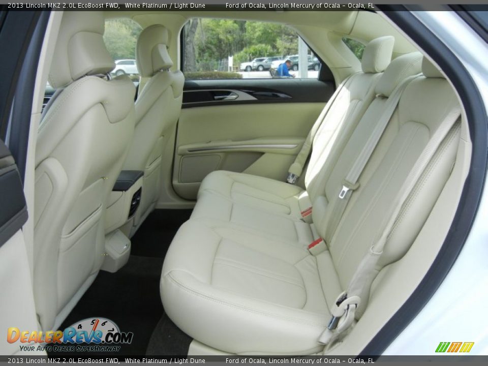 Rear Seat of 2013 Lincoln MKZ 2.0L EcoBoost FWD Photo #6