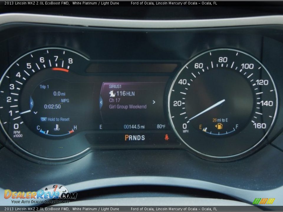 2013 Lincoln MKZ 2.0L EcoBoost FWD Gauges Photo #9