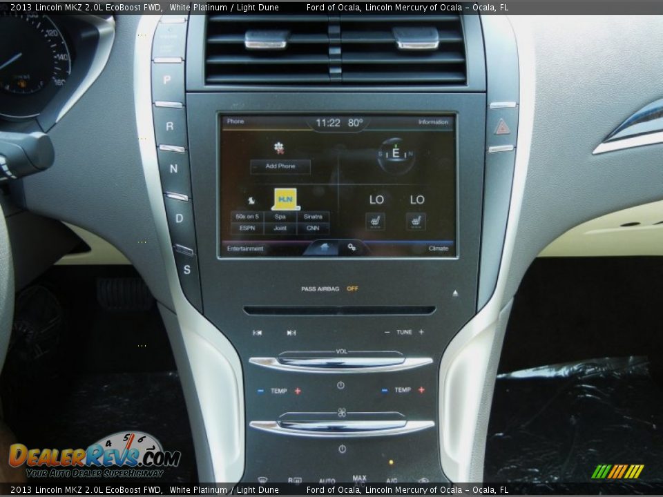 Controls of 2013 Lincoln MKZ 2.0L EcoBoost FWD Photo #10