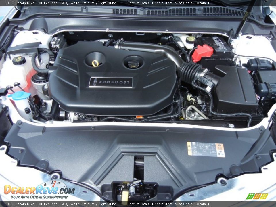 2013 Lincoln MKZ 2.0L EcoBoost FWD 2.0 Liter GTDI EcoBoost Turbocharged DOHC 16-Valve Ti-VCT 4 Cylinder Engine Photo #12