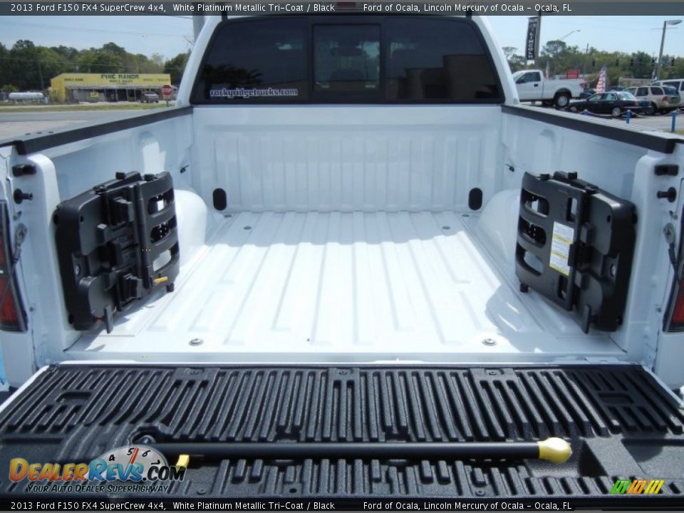 2013 Ford F150 FX4 SuperCrew 4x4 White Platinum Metallic Tri-Coat / Black Photo #4