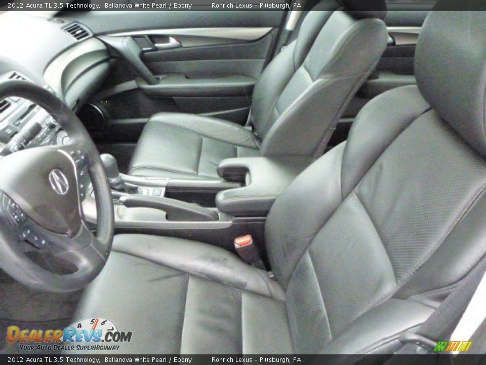 2012 Acura TL 3.5 Technology Bellanova White Pearl / Ebony Photo #4