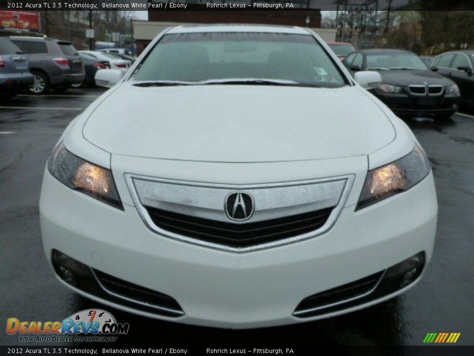 2012 Acura TL 3.5 Technology Bellanova White Pearl / Ebony Photo #13