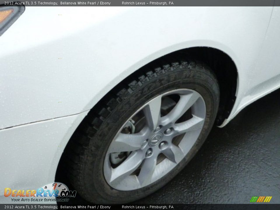 2012 Acura TL 3.5 Technology Bellanova White Pearl / Ebony Photo #14
