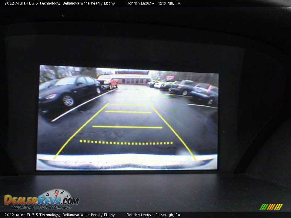 2012 Acura TL 3.5 Technology Bellanova White Pearl / Ebony Photo #18