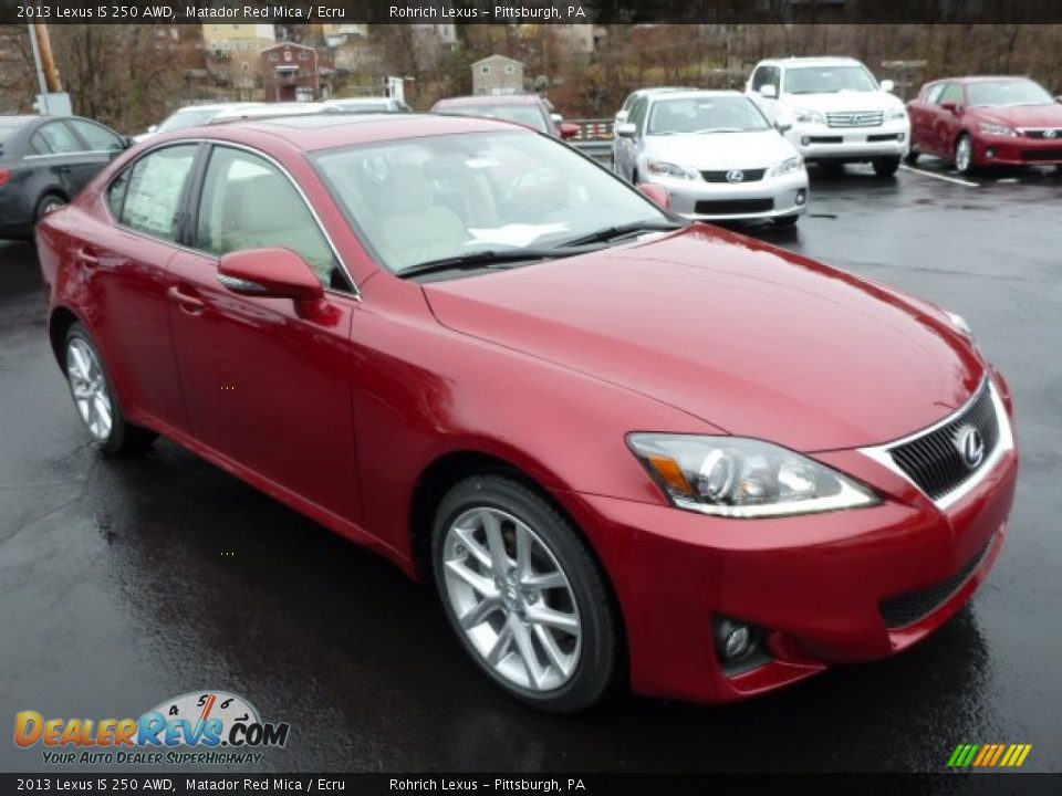 Front 3/4 View of 2013 Lexus IS 250 AWD Photo #6