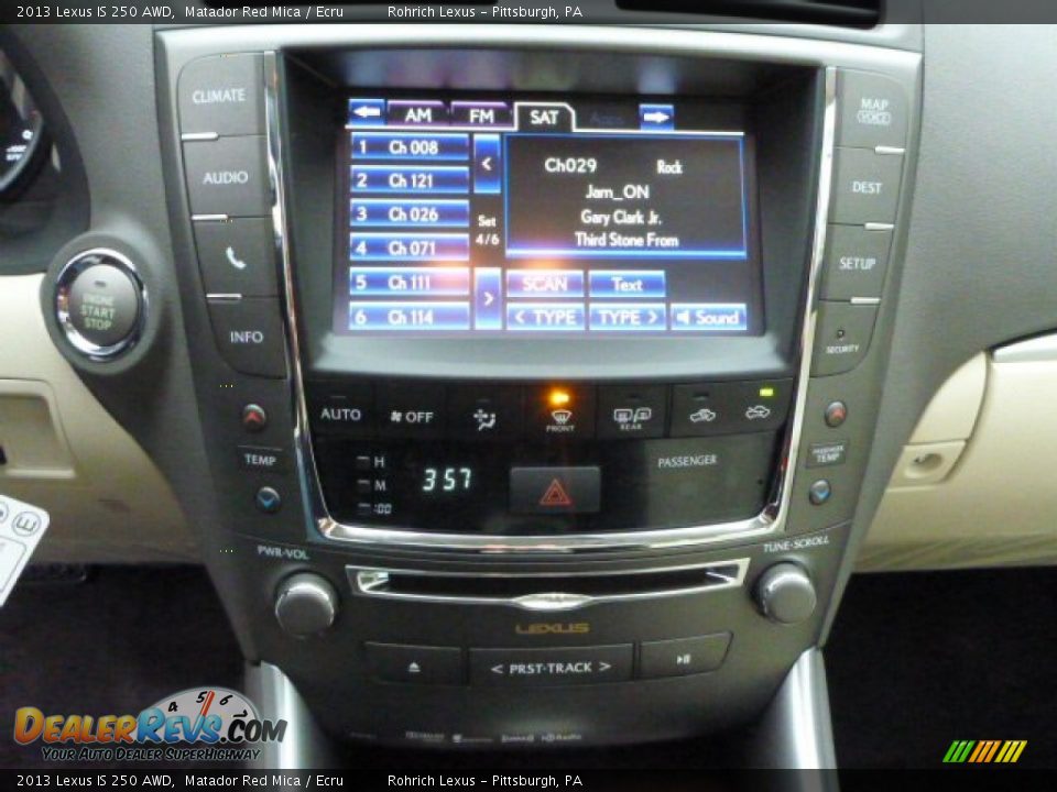 Controls of 2013 Lexus IS 250 AWD Photo #19