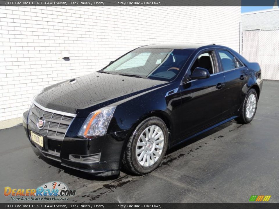 2011 Cadillac CTS 4 3.0 AWD Sedan Black Raven / Ebony Photo #1