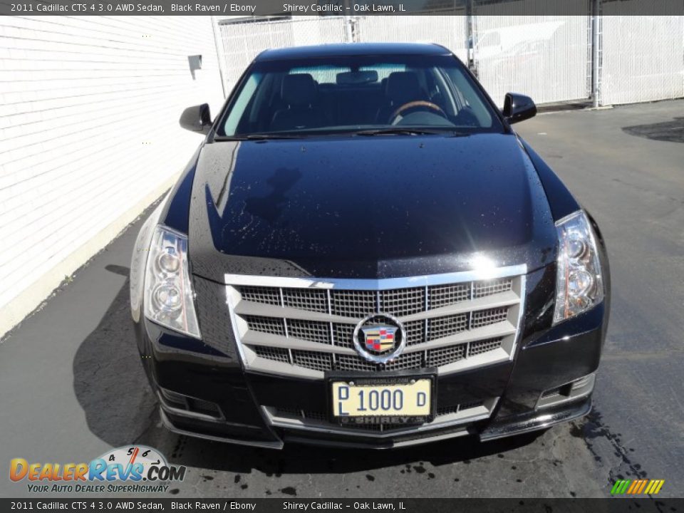 2011 Cadillac CTS 4 3.0 AWD Sedan Black Raven / Ebony Photo #2