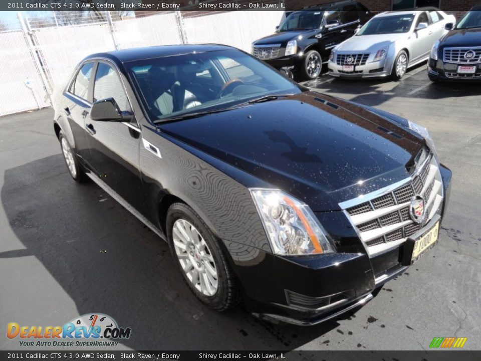 2011 Cadillac CTS 4 3.0 AWD Sedan Black Raven / Ebony Photo #3