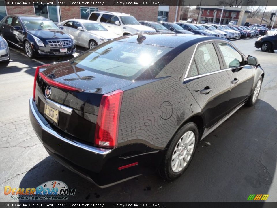 2011 Cadillac CTS 4 3.0 AWD Sedan Black Raven / Ebony Photo #4