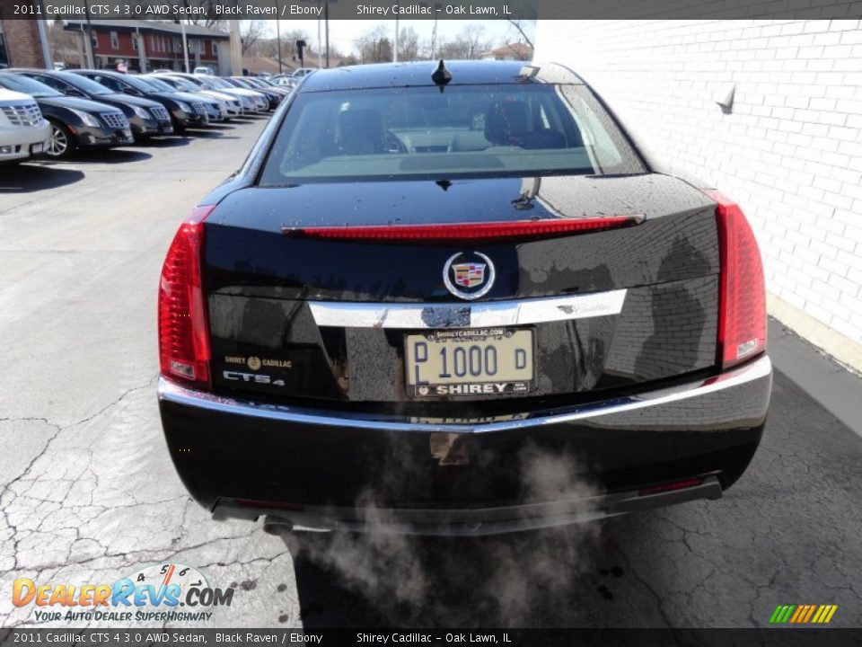 2011 Cadillac CTS 4 3.0 AWD Sedan Black Raven / Ebony Photo #5