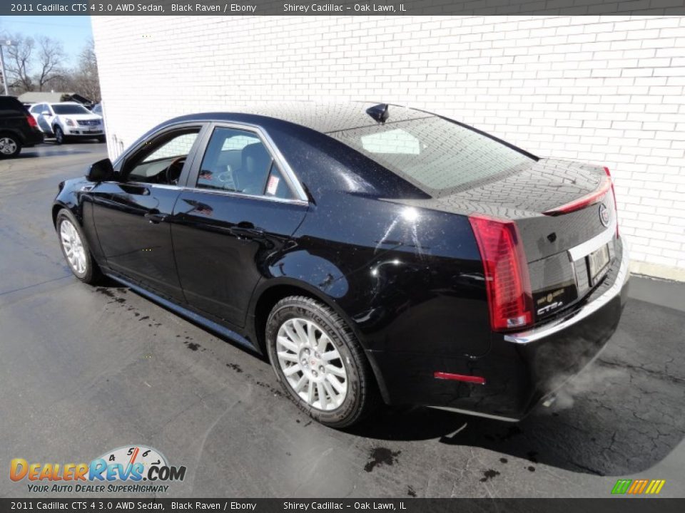 2011 Cadillac CTS 4 3.0 AWD Sedan Black Raven / Ebony Photo #6