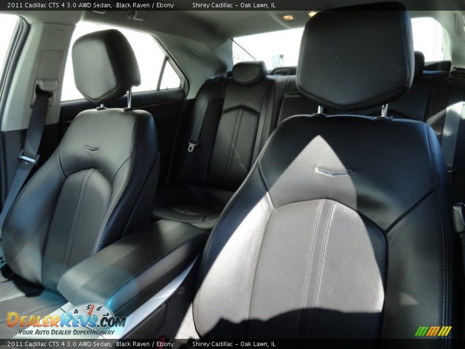 2011 Cadillac CTS 4 3.0 AWD Sedan Black Raven / Ebony Photo #13