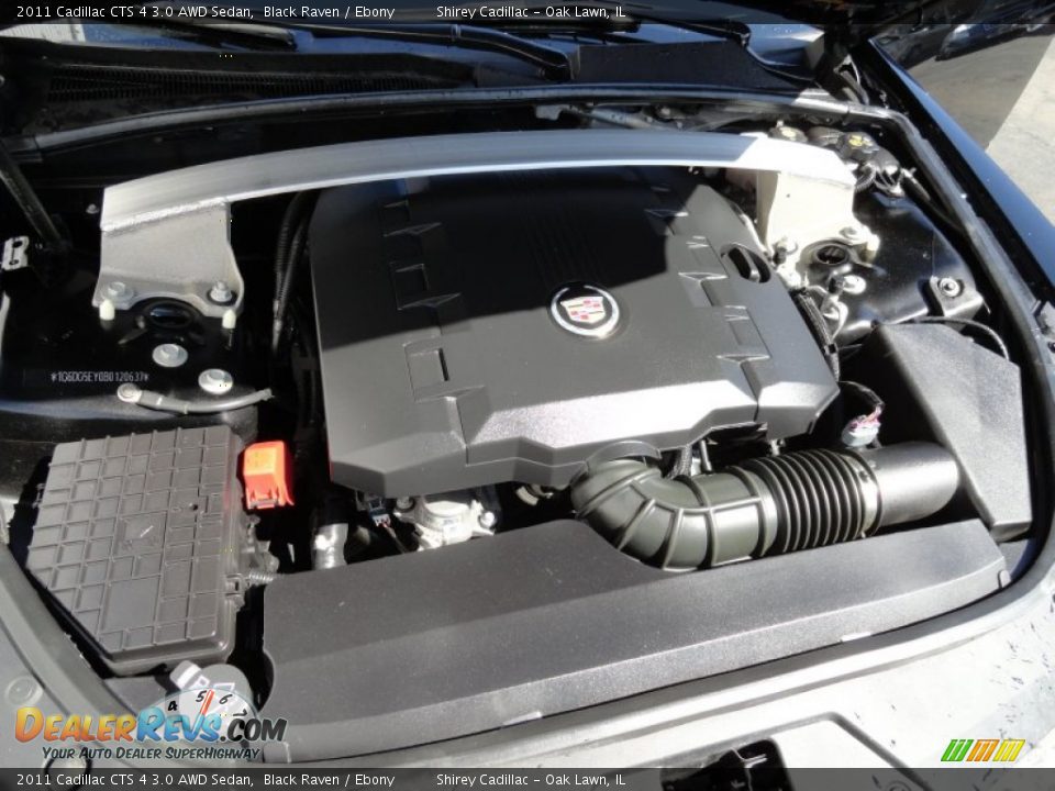 2011 Cadillac CTS 4 3.0 AWD Sedan Black Raven / Ebony Photo #16