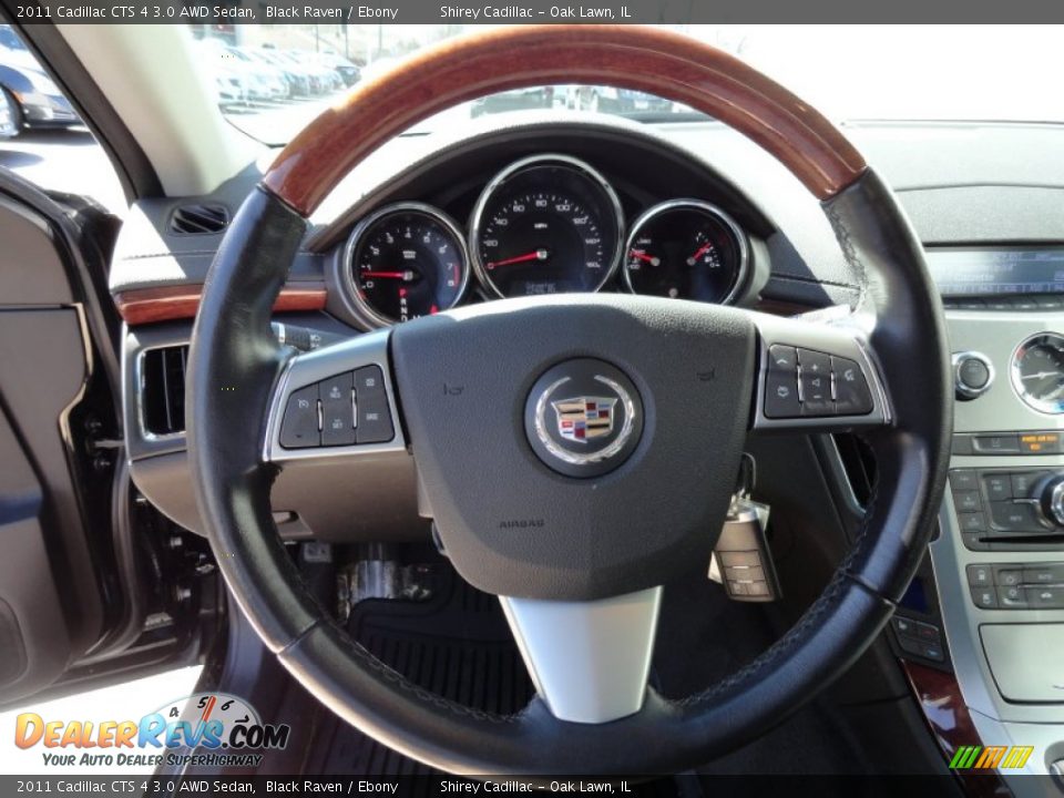 2011 Cadillac CTS 4 3.0 AWD Sedan Black Raven / Ebony Photo #17