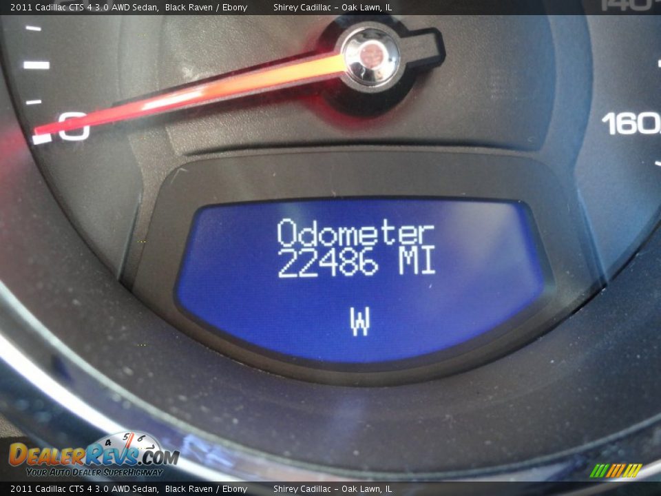 2011 Cadillac CTS 4 3.0 AWD Sedan Black Raven / Ebony Photo #22